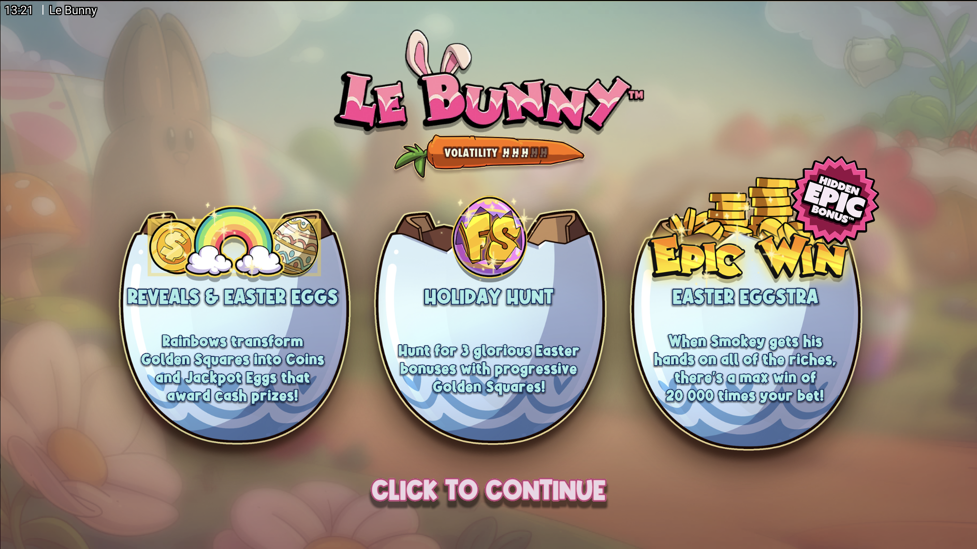 Le Bunny (Hacksaw Gaming) Image 2